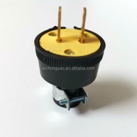 High Performance Ac Power Nema U35-2p Straight Blade Plug