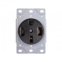 Industrial Grade Nema14-50r Al Cu Wire Straight Blade Flush Mounting Range Receptacle Grounding